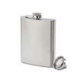 8 Oz. Stainless Steel Hip Alcohol Flask with Mini Funnel